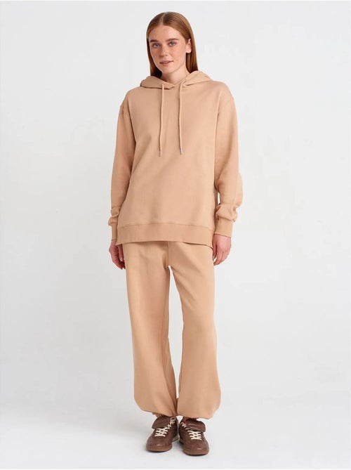 Sweat à capuche oversize en coton avec zip dilvin - Kiabi Sweat à capuche oversize en coton avec zip dilvin - Kiabi