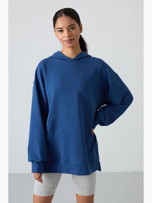 Sweat à capuche oversize imprimé tommy - Kiabi Sweat à capuche oversize imprimé tommy - Kiabi