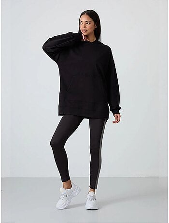 Sweat à capuche oversize imprimé tommy
