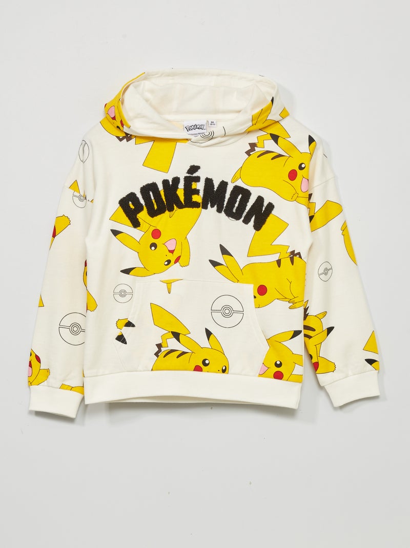 Plaid à Capuche Pokémon Bulbizarre Homadict - 120x150cm - Licence Officielle - Jaune