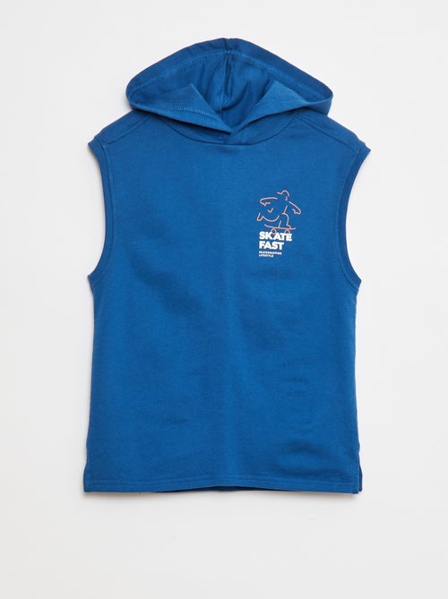 Sweat à capuche sans manches - Kiabi