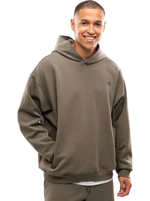 Sweat à capuche sport homme fitness homme motion green - Kiabi