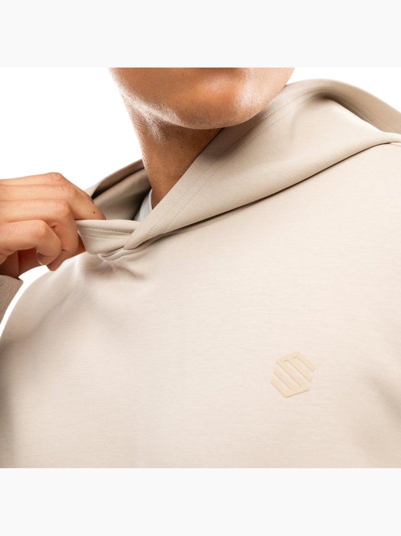 Sweat à capuche sport homme fitness homme motion sand Beige - Kiabi