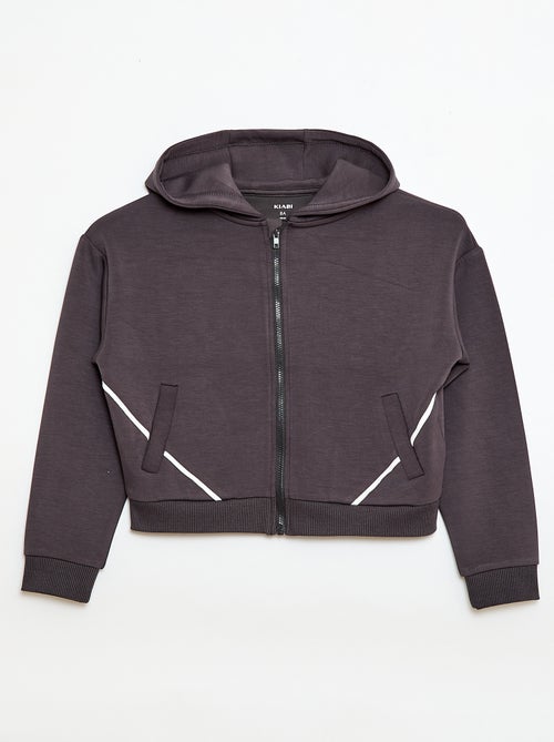Sweat à capuche toucher doux - Kiabi