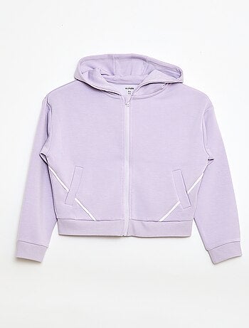 Sweat à capuche toucher doux