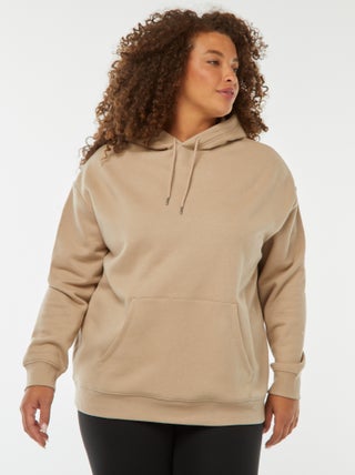 Sweat à capuche uni