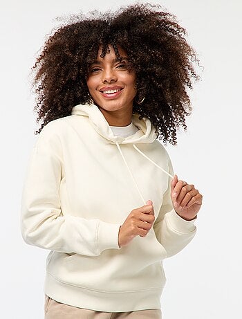 Sweat à capuche uni