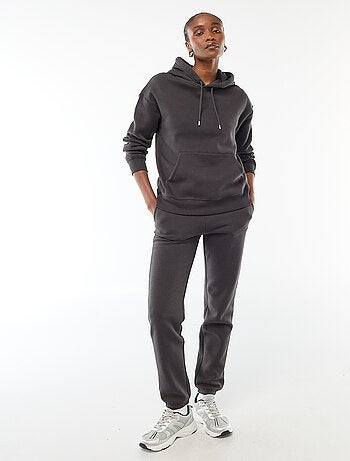 Sweat à capuche uni