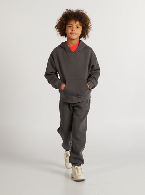 Sweat à capuche uni - Kiabi