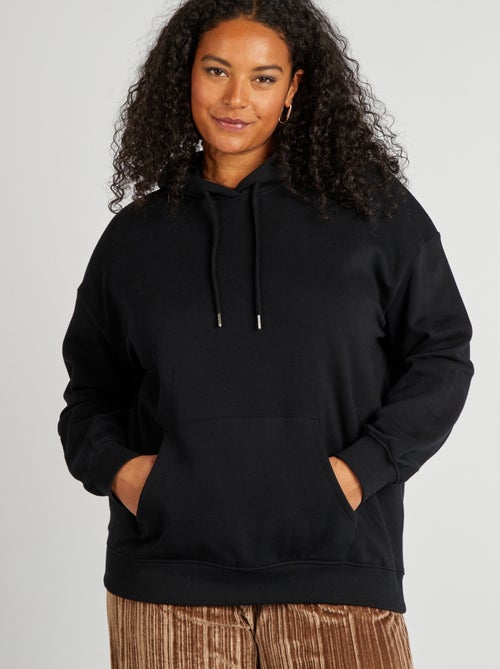 Sweat à capuche uni - Kiabi