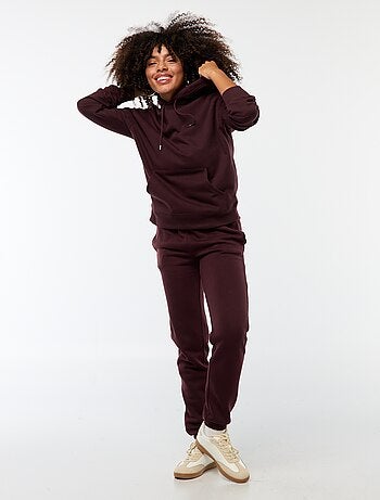 Sweat à capuche uni