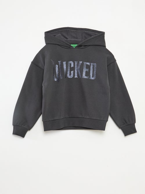 Sweat à capuche 'Universal' 'Wicked' en coton uni - Kiabi
