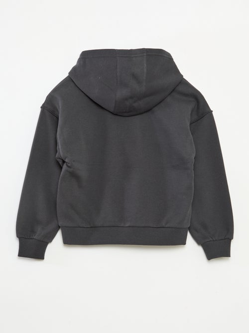 Sweat à capuche 'Universal' 'Wicked' en coton uni - Kiabi