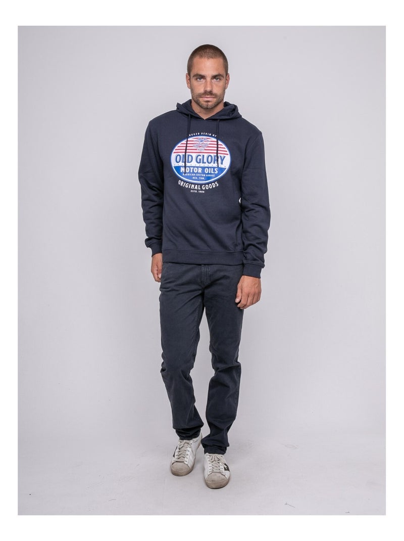 Sweat à capuche wagimix Bleu marine - Kiabi