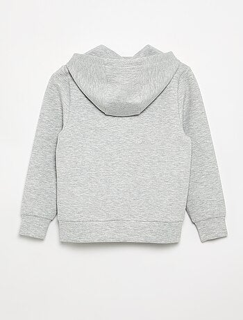 Sweat à capuche zippé avec 2 poches zippées