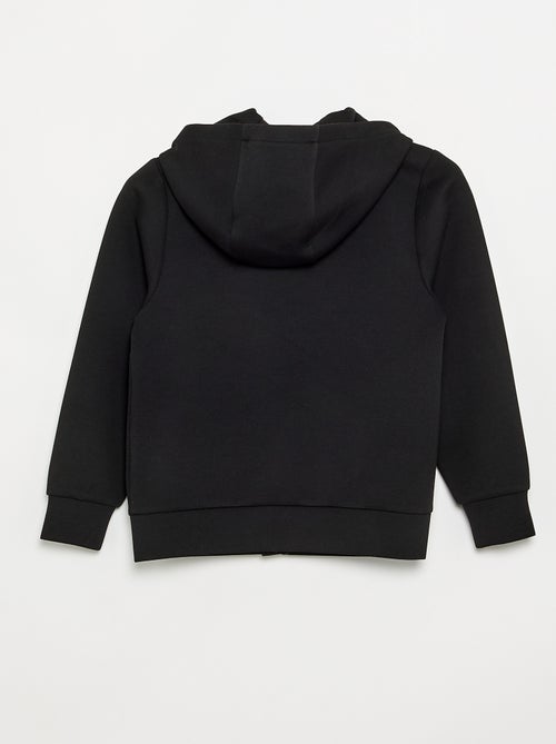 Sweat à capuche zippé avec 2 poches zippées - Kiabi