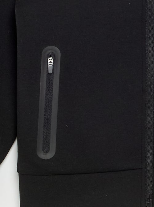 Sweat à capuche zippé avec 2 poches zippées - Kiabi