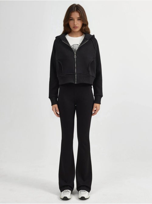 Sweat à capuche zippé coupe décontractée hiccup - Kiabi Sweat à capuche zippé coupe décontractée hiccup - Kiabi