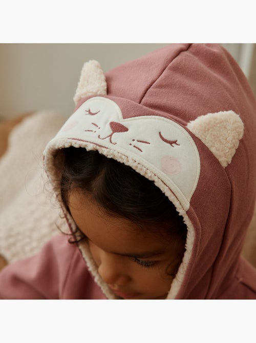 Sweat à capuche zippé enfant en molleton Matcha - Kiabi Sweat à capuche zippé enfant en molleton Matcha - Kiabi