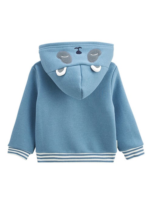Sweat à capuche zippé enfant en molleton Tao - Kiabi