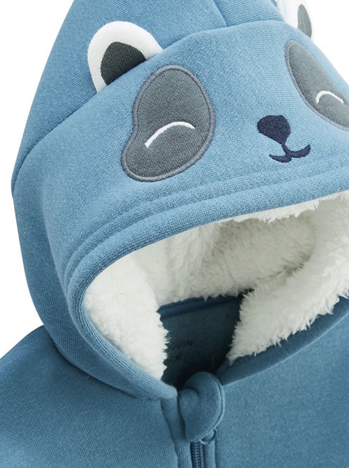 Sweat à capuche zippé enfant en molleton Tao - Kiabi
