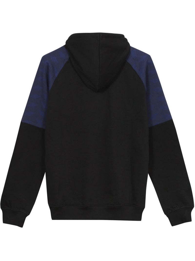 Sweat à capuche zippé homme bicolore avec poches et logo  umbro Noir - Kiabi