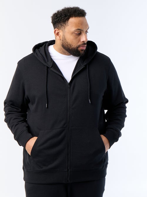 Sweat à capuche zippé uni - Kiabi Sweat à capuche zippé uni - Kiabi