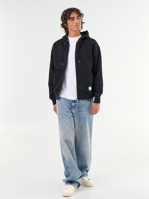 sweat à capuche zippée uni - Kiabi sweat à capuche zippée uni - Kiabi