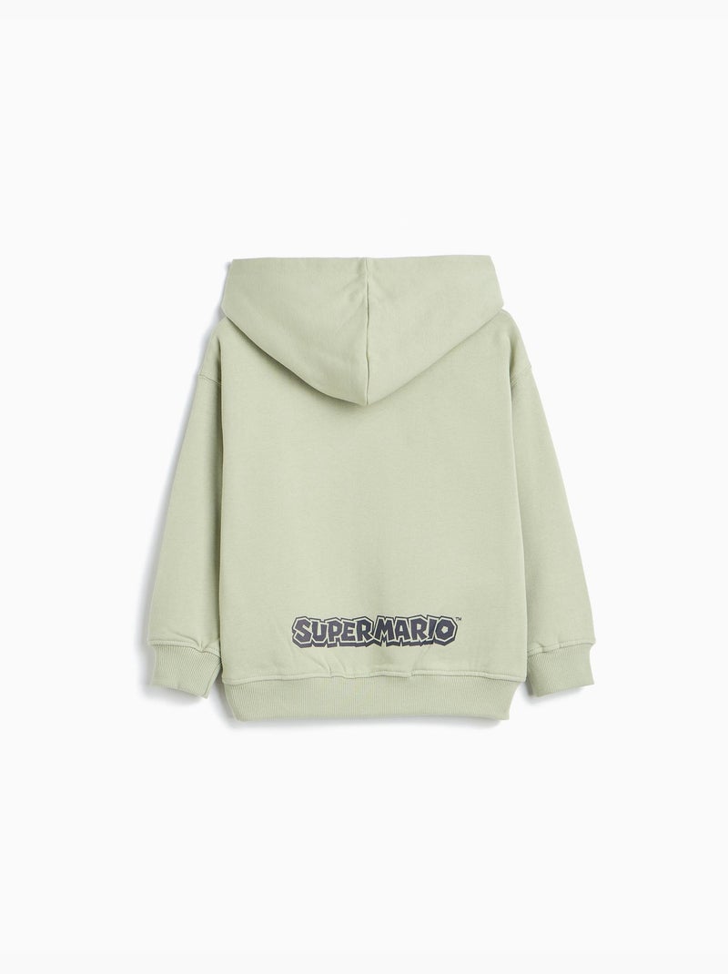 Sweat à capuchon « super mario », mo fashion Vert - Kiabi