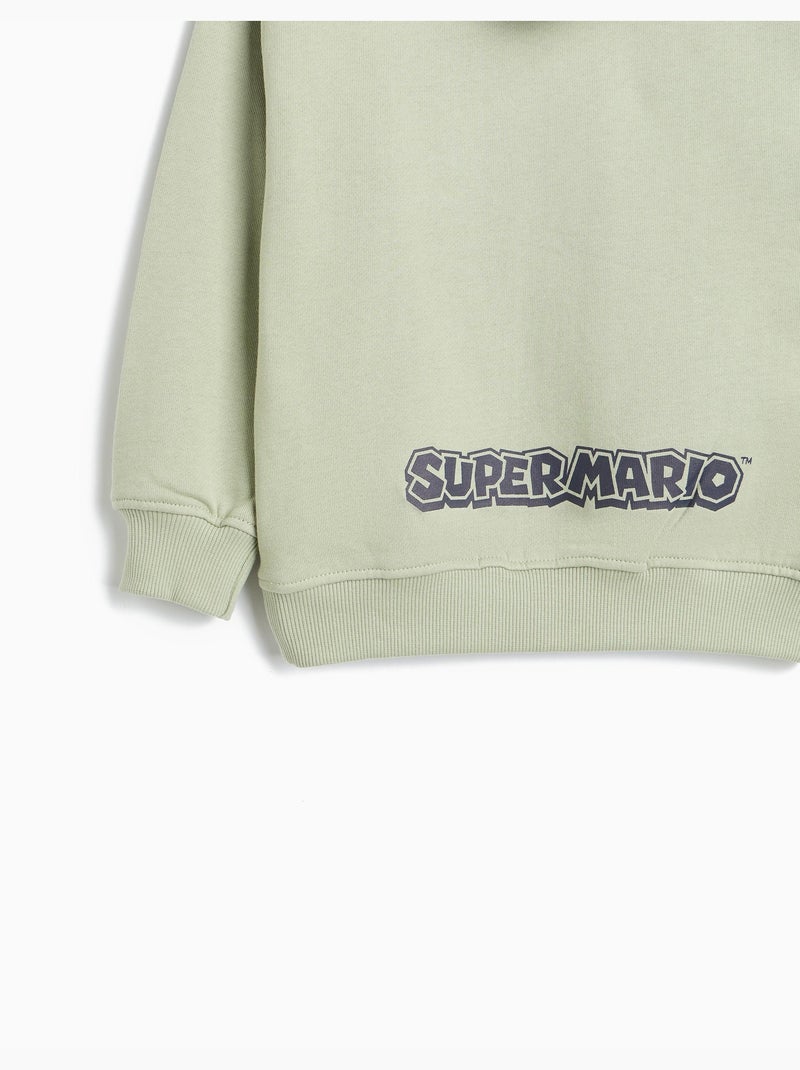 Sweat à capuchon « super mario », mo fashion Vert - Kiabi