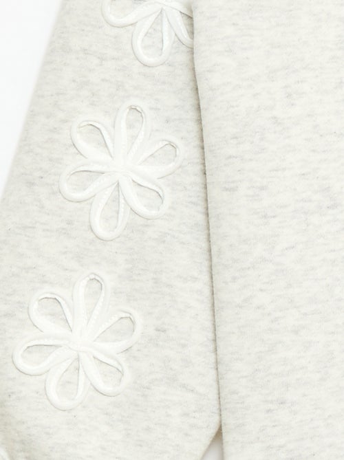 Sweat à col rond avec motif en cordelette - Kiabi
