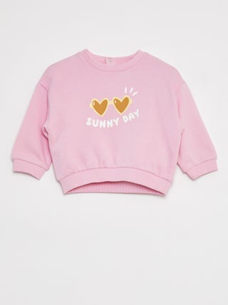 Sweat à col rond avec print
