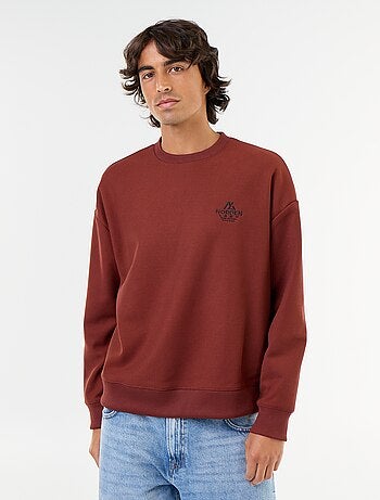 Sweat à col rond en maille piquée