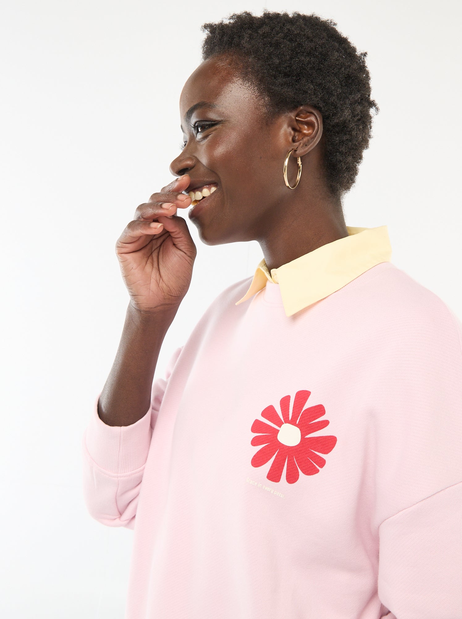 Sweat à col rond fantaisie