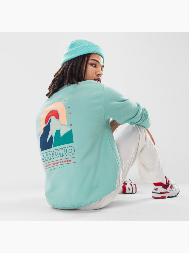 Sweat à col rond homme lifestyle homme believe Vert - Kiabi