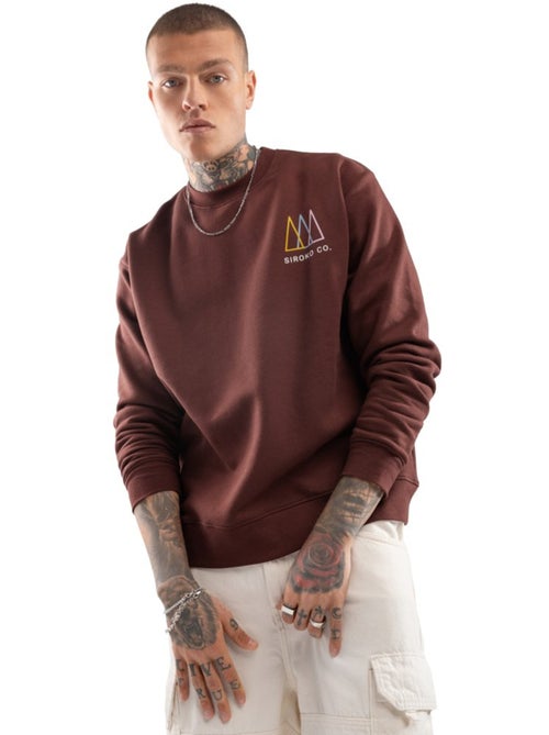 Sweat à col rond homme lifestyle homme tents - Kiabi Sweat à col rond homme lifestyle homme tents - Kiabi