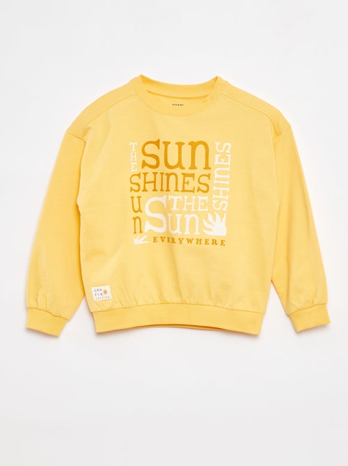 Sweat à col rond imprimé - Grafik Edition - Kiabi