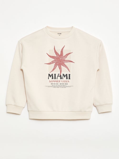 Sweat à col rond imprimé - Kiabi Sweat à col rond imprimé - Kiabi