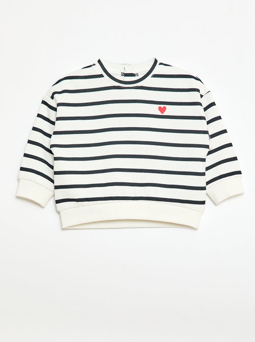 Sweat à col rond imprimé - Kiabi