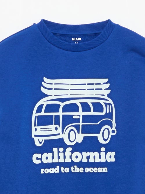 Sweat à col rond imprimé - Kiabi