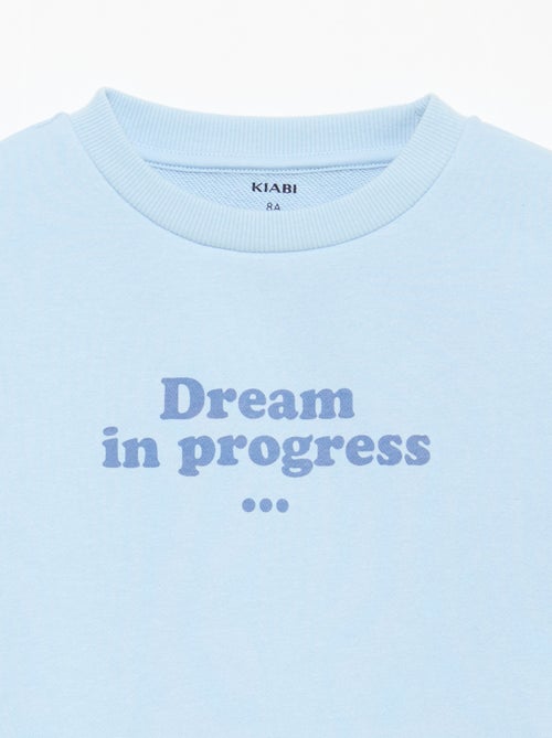 Sweat à col rond imprimé - Kiabi