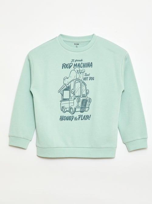 Sweat à col rond imprimé - Kiabi Sweat à col rond imprimé - Kiabi