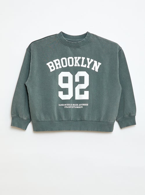 Sweat à col rond imprimé - Kiabi Sweat à col rond imprimé - Kiabi