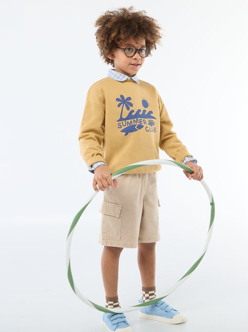 Sweat à col rond imprimé - Kiabi Sweat à col rond imprimé - Kiabi