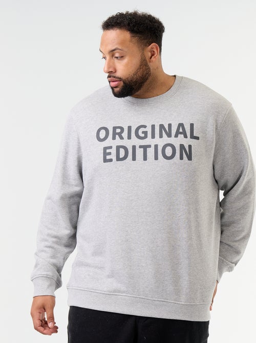 Sweat à col rond imprimé 'Original Edition' - Kiabi