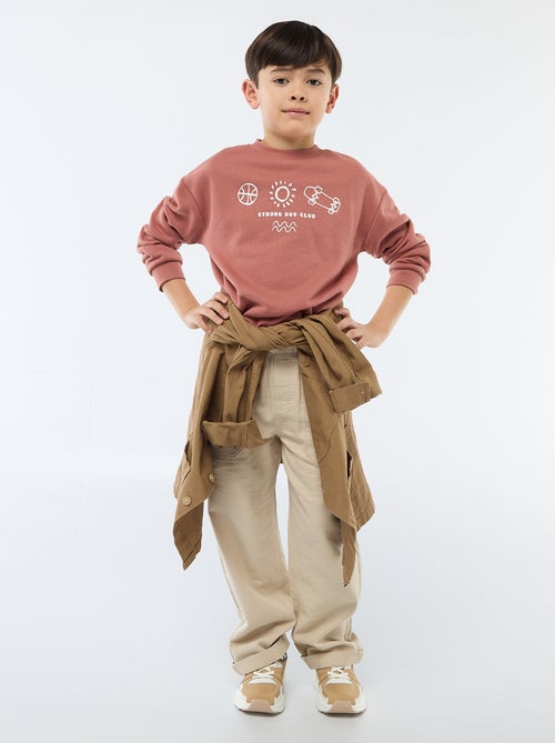 Sweat à col rond imprimé - Kiabi Sweat à col rond imprimé - Kiabi