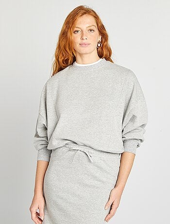 Sweat à col rond loose