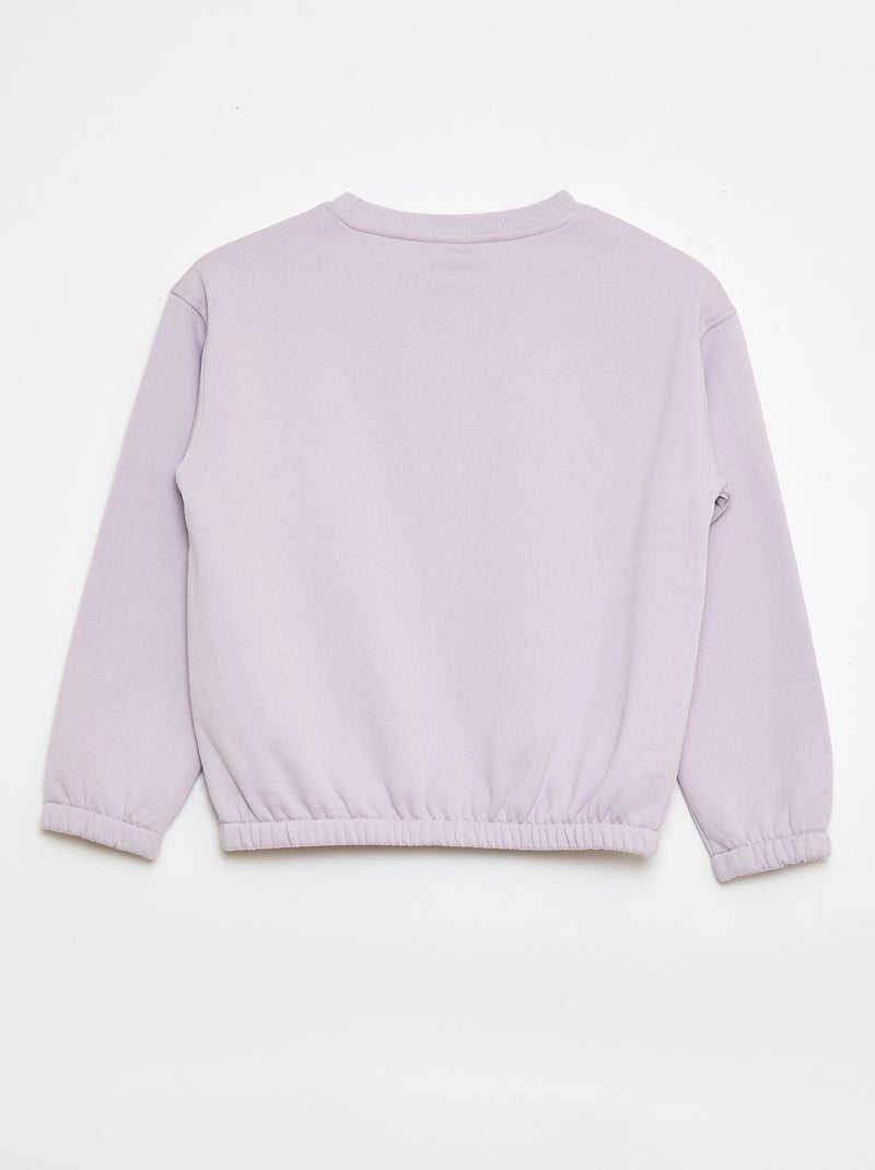 Sweat à col rond 'Minnie' Violet - Kiabi