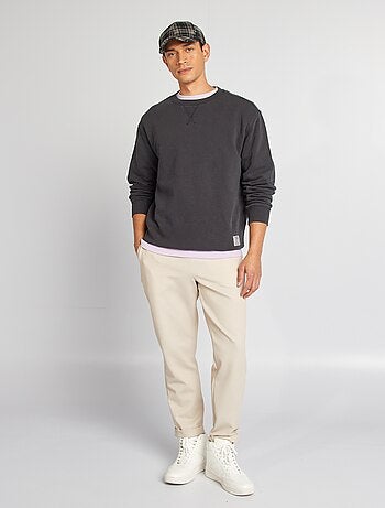 Sweat à col rond uni