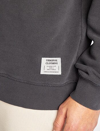 Sweat à col rond uni